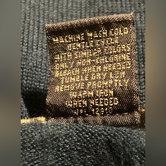 Lane Bryant Designs Co Wool Blend Sweater Teal Dark Blue Pullover Womens 14/16 - Picture 5 of 5